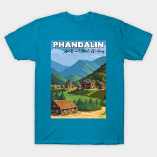 Phandalin Tourism Poster - Sword Coast D&D Art T-Shirt